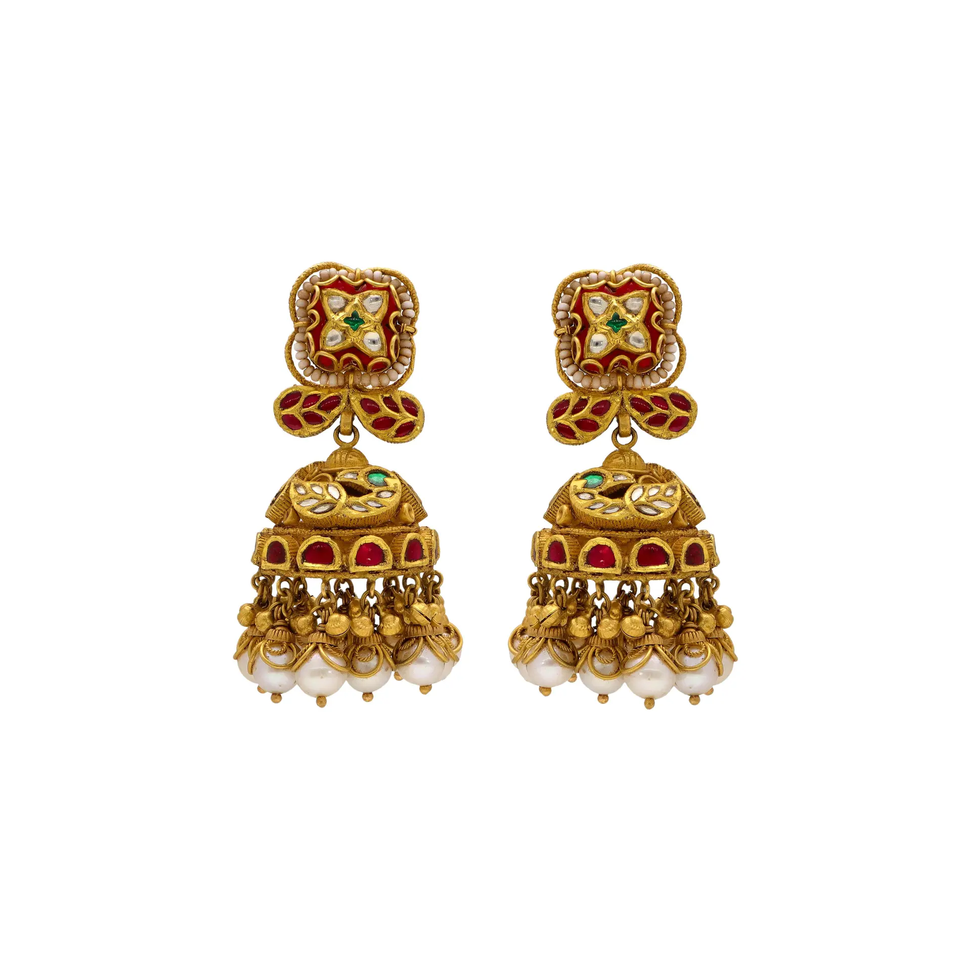 Red Stone Studs