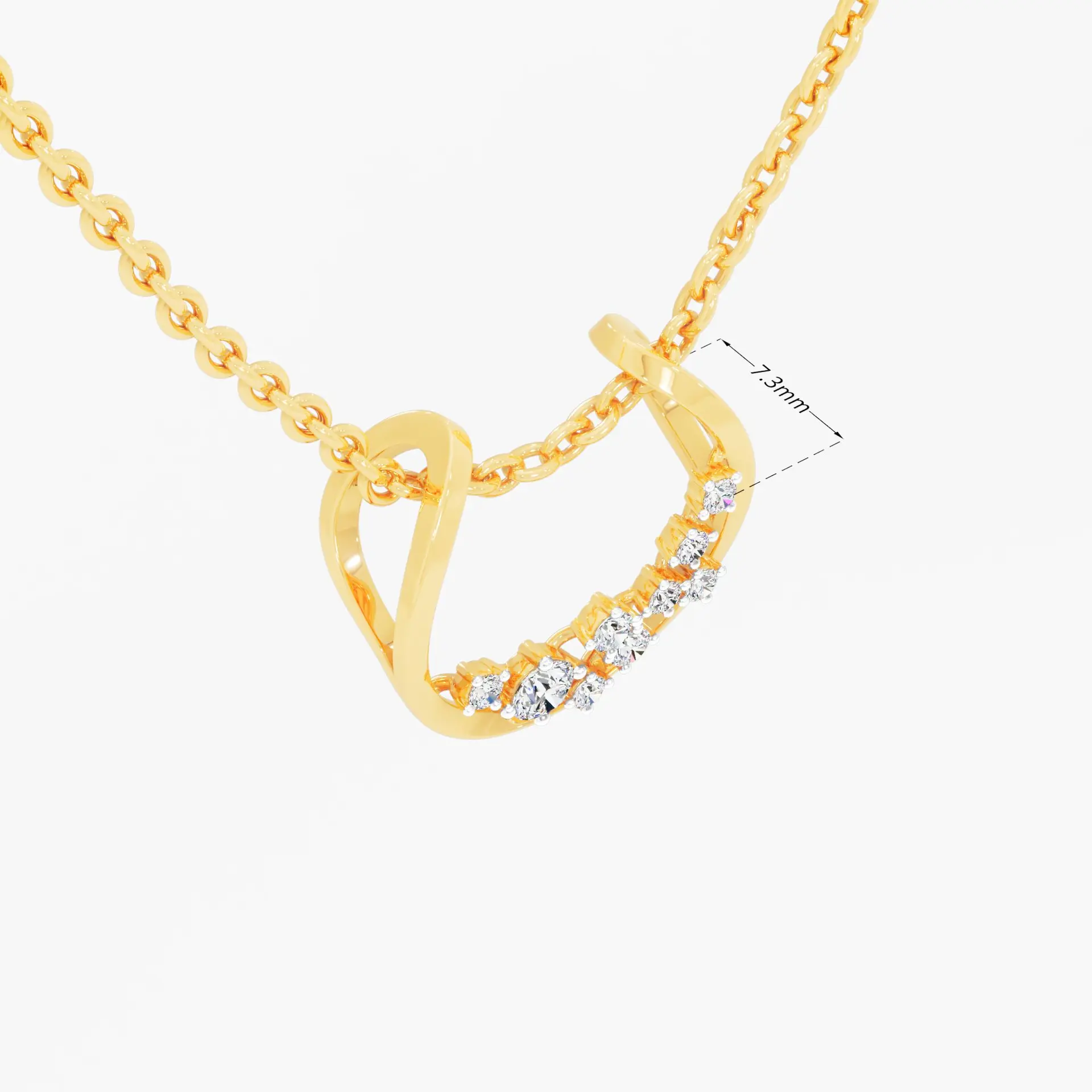 Stars constellation Diamond Pendant